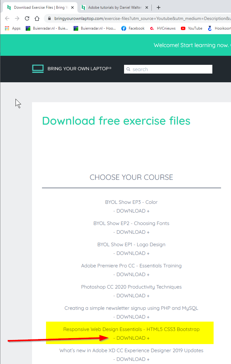 free exercise files Beginner Web Design using HTML5, CSS3 & Visual Studio Code