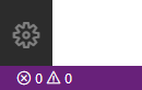 Visual Studio Code bottom bar