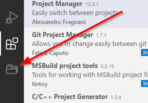 VSCode: Extra icon in the left sidebar after installing certain plugins.