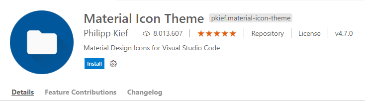 VSCode: Plugin: Material Icon Theme by Philipp Kief.