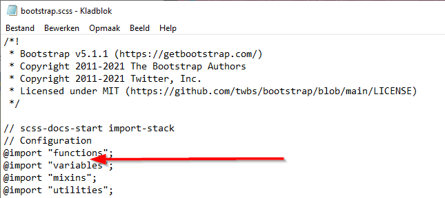 Live Sass Compiler-Bootstrap, extensive Bootstrap example- changing the headings variable.